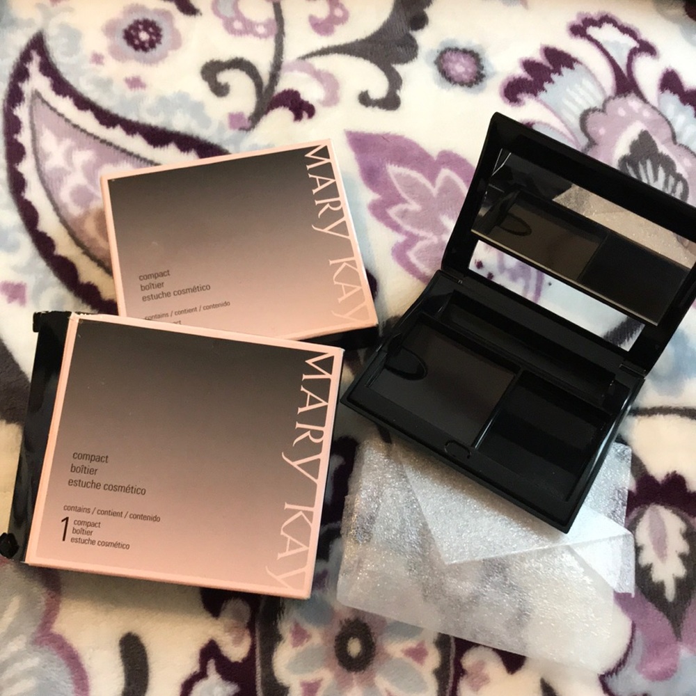 Two Mary Kay compact, brand new in boxes